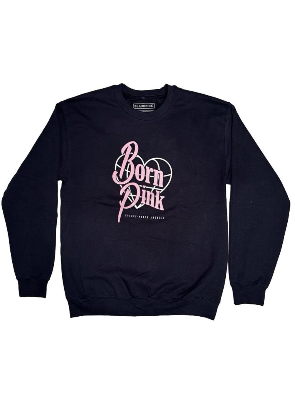 Blackpink Born Pink Encore Crewneck - Navy - size S